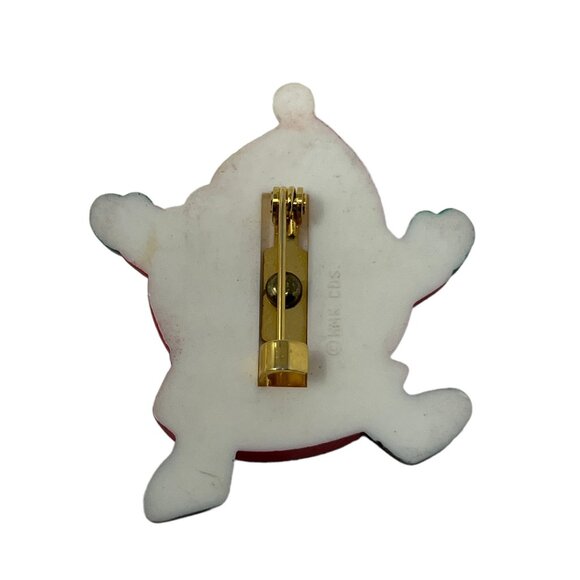 Hallmark Cards Pin Dancing Santa Christmas Holiday Vintage‎ Brooch - Picture 2 of 7